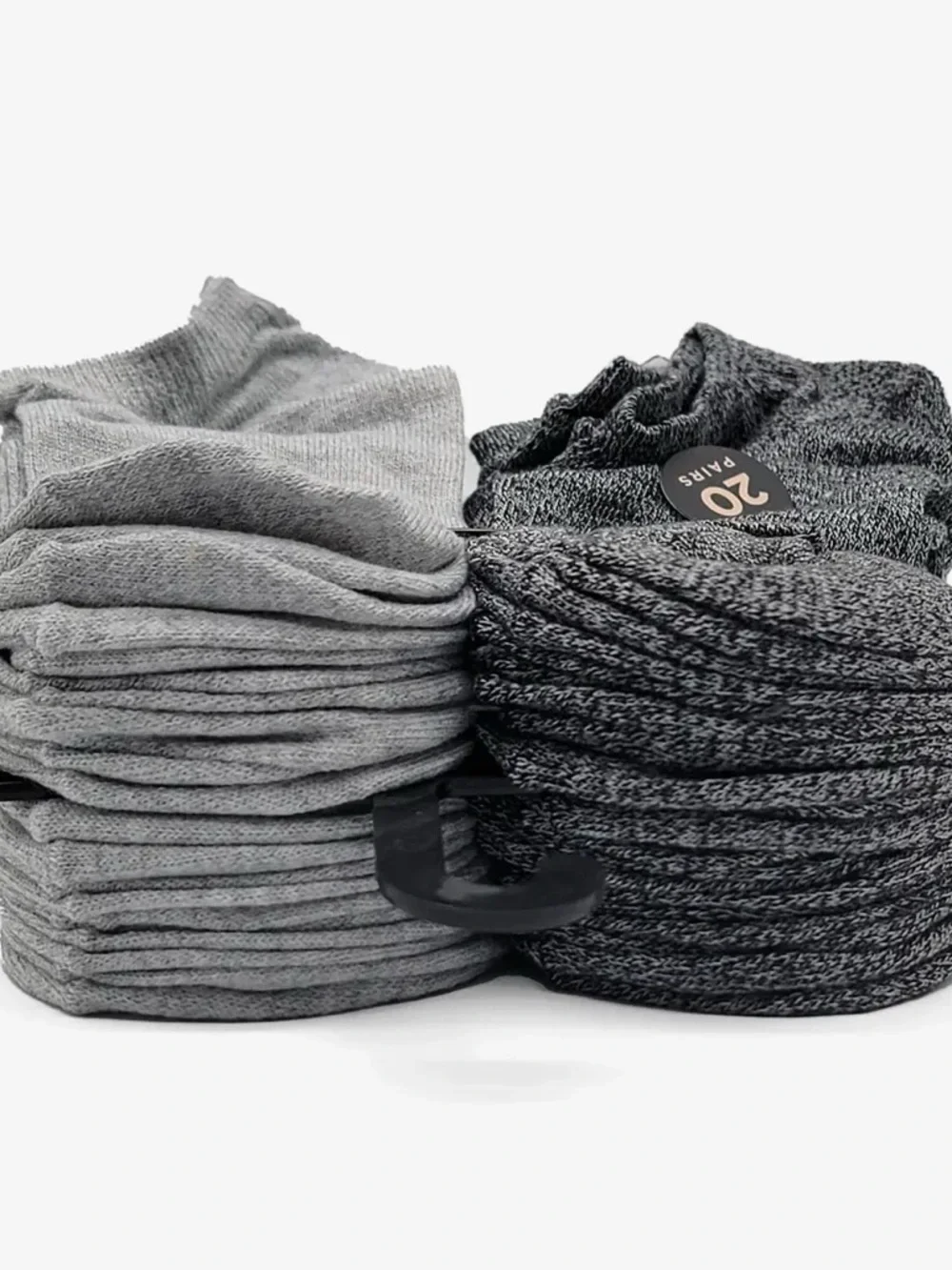 Nanette Lepore Low Cut Athletic Socks - Light Gray & Dark Gray 20 pairs